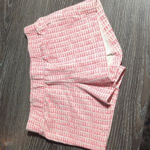 Old Navy Terry Cotton Shorts Love Pattern Girl's Medium Size 8